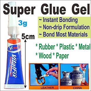 3x Super Glue Gel _ 3g _ V-tech VT-115  